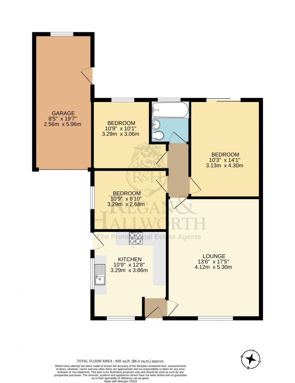 Floorplan for Heatherlea Close, Upholland, WN8 0NX