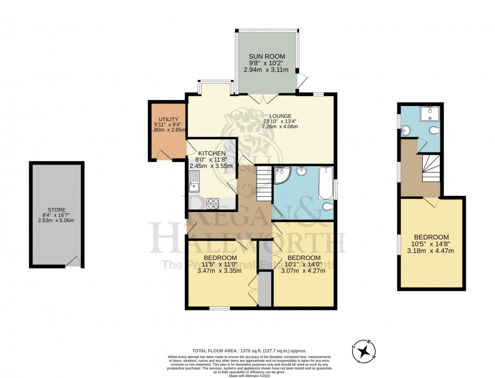 Floorplan for Gorsey Lane, Mawdesley, L40 3TF