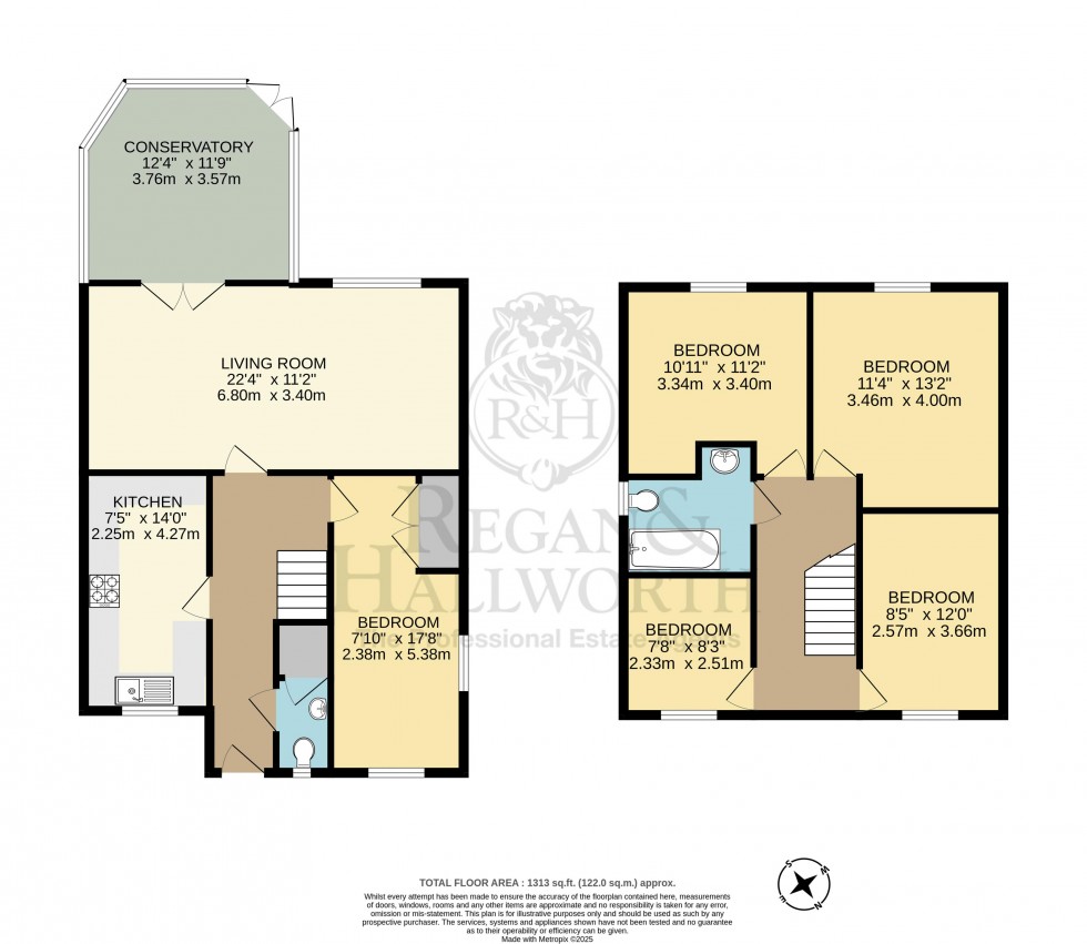 Floorplan for Bryn Road, Ashton-In-Makerfield, WN4 8BS