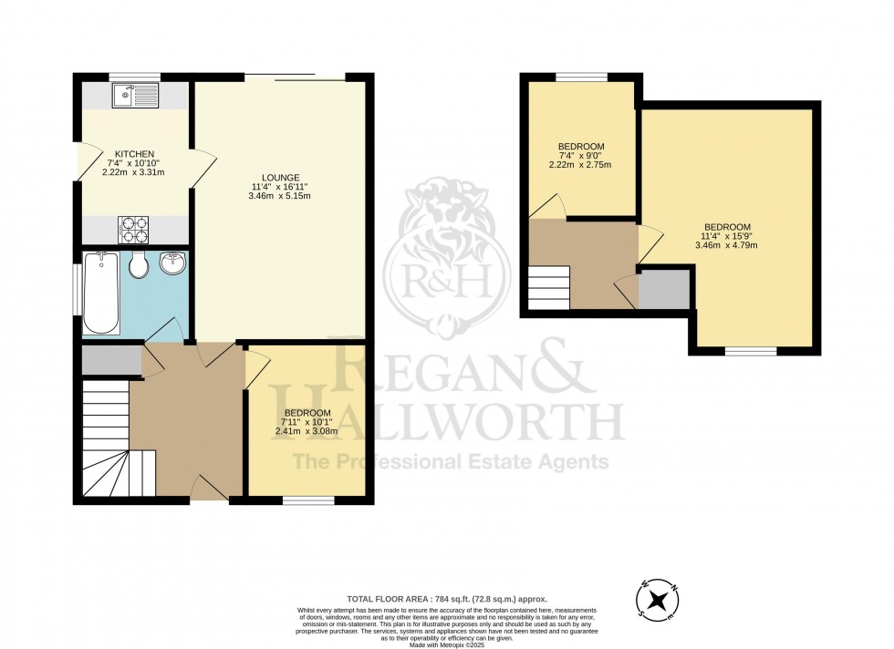 Floorplan for Greaves Close, Appley Bridge, WN6 9JW