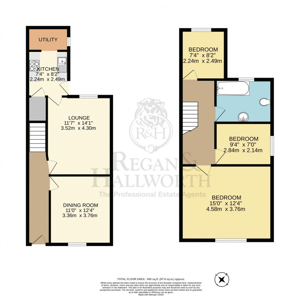 Floorplan for Walthew Lane, Wigan, WN2 5AA