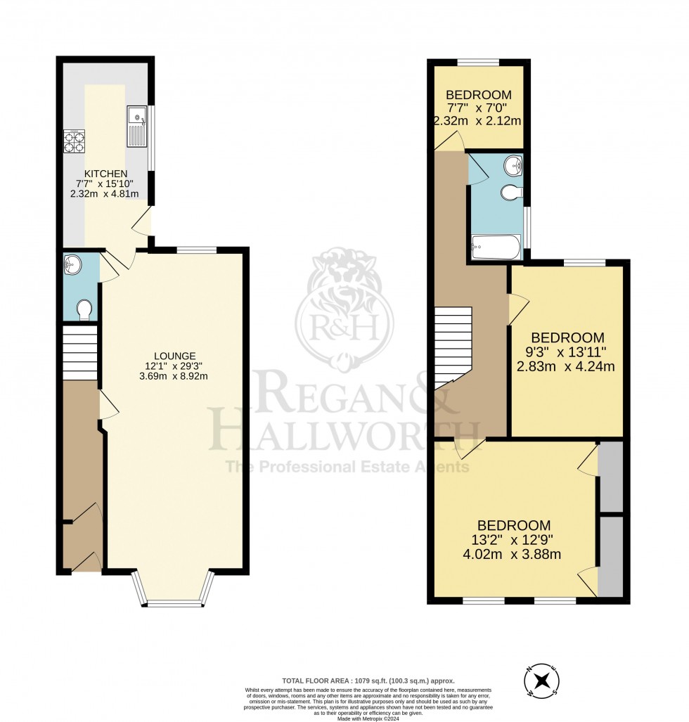 Floorplan for Swinley Lane, Swinley, WN1 2EB