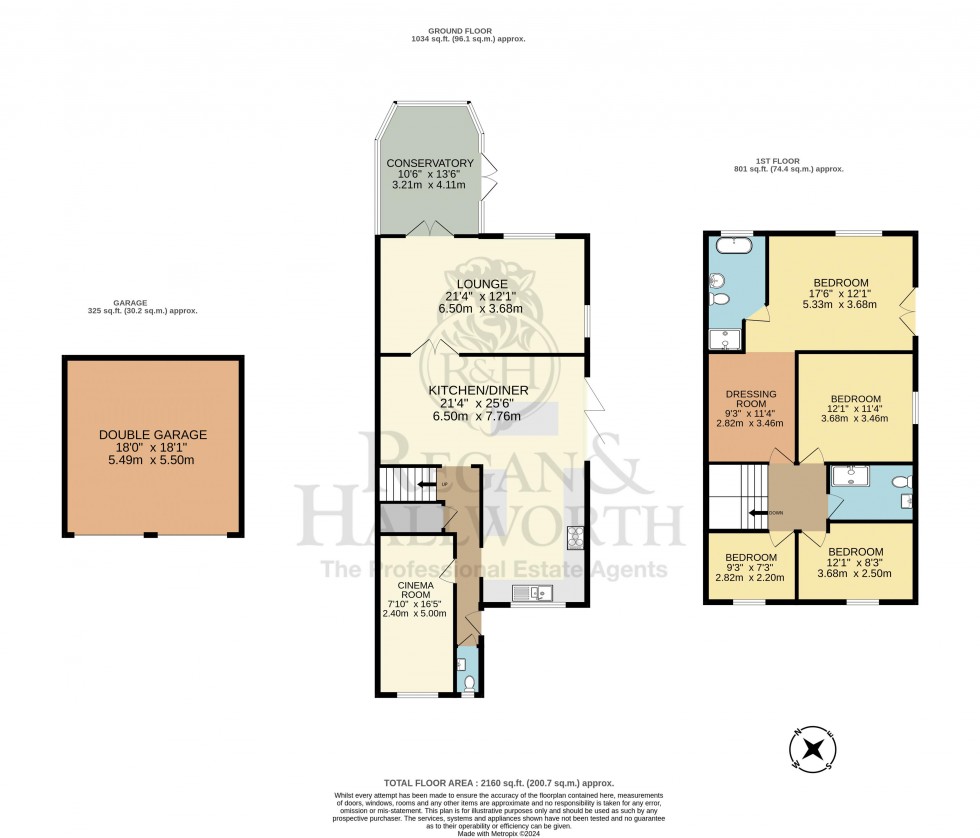 Floorplan for Bentham Place, Standish, WN6 0NB