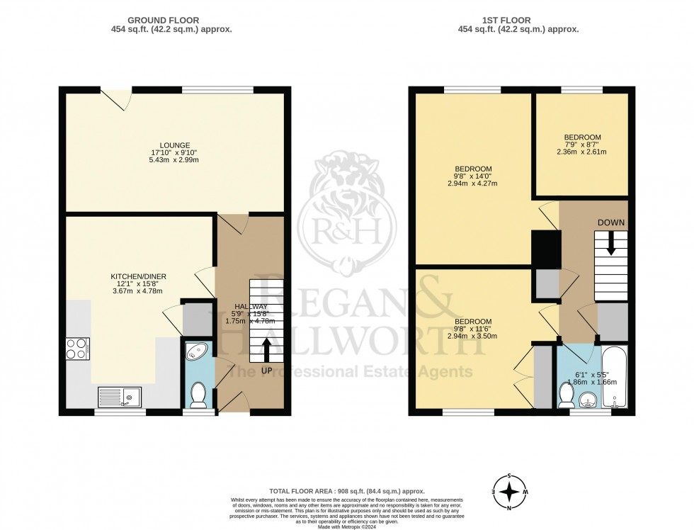 Floorplan for Cambridge Way, Wigan, WN1 3EN