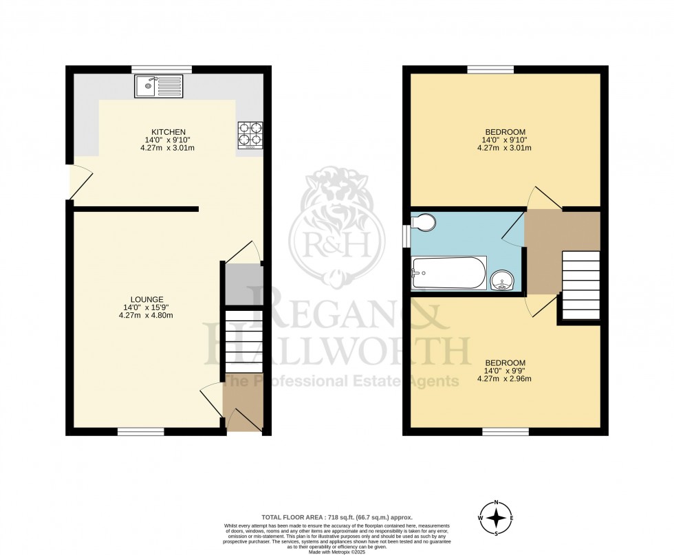 Floorplan for Greenslate Court, Billinge, WN5 7BH