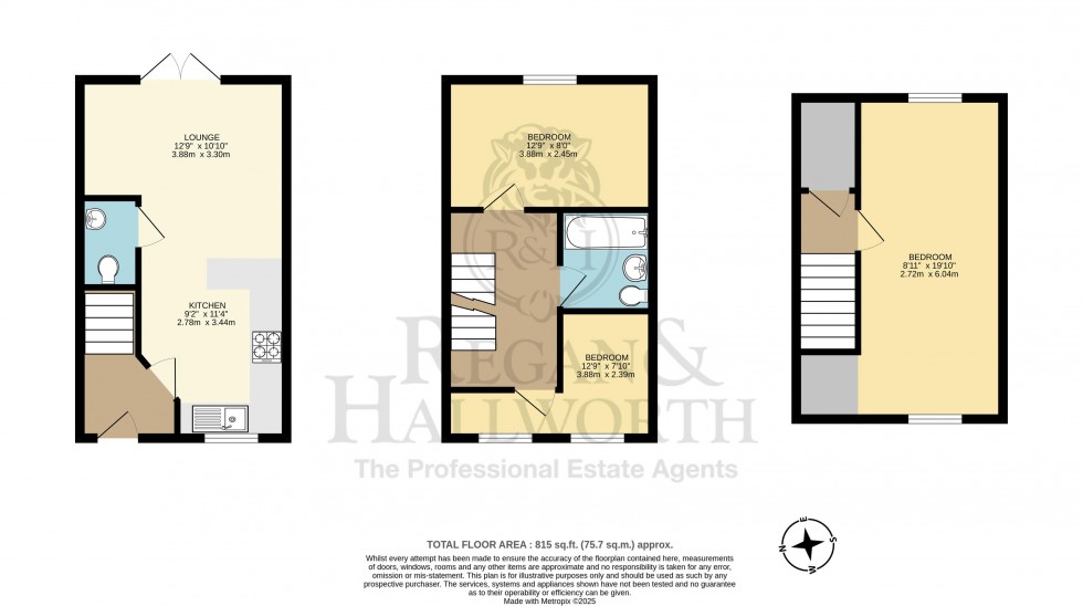 Floorplan for Vardon Drive, Standish, WN6 0YY