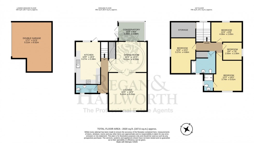 Floorplan for Sefton Fold Gardens, Billinge, WN5 7QS