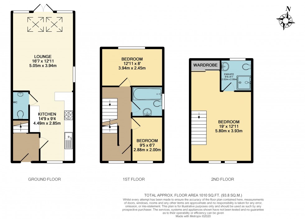 Floorplan for Broadfern, Standish, WN6 0GN