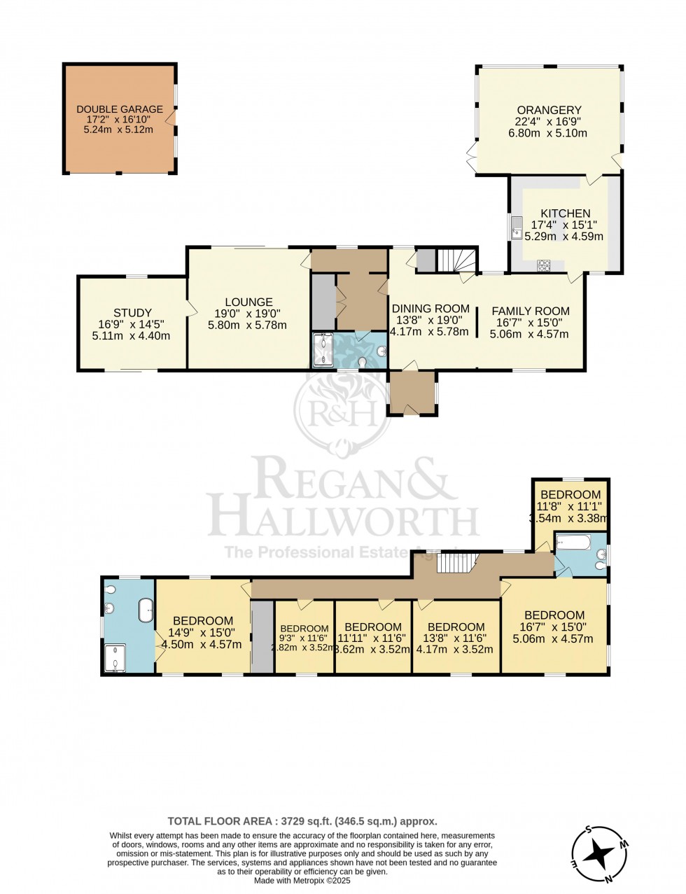 Floorplan for Aspinall House Farm, Aspinall Road, Standish, WN6 0YP