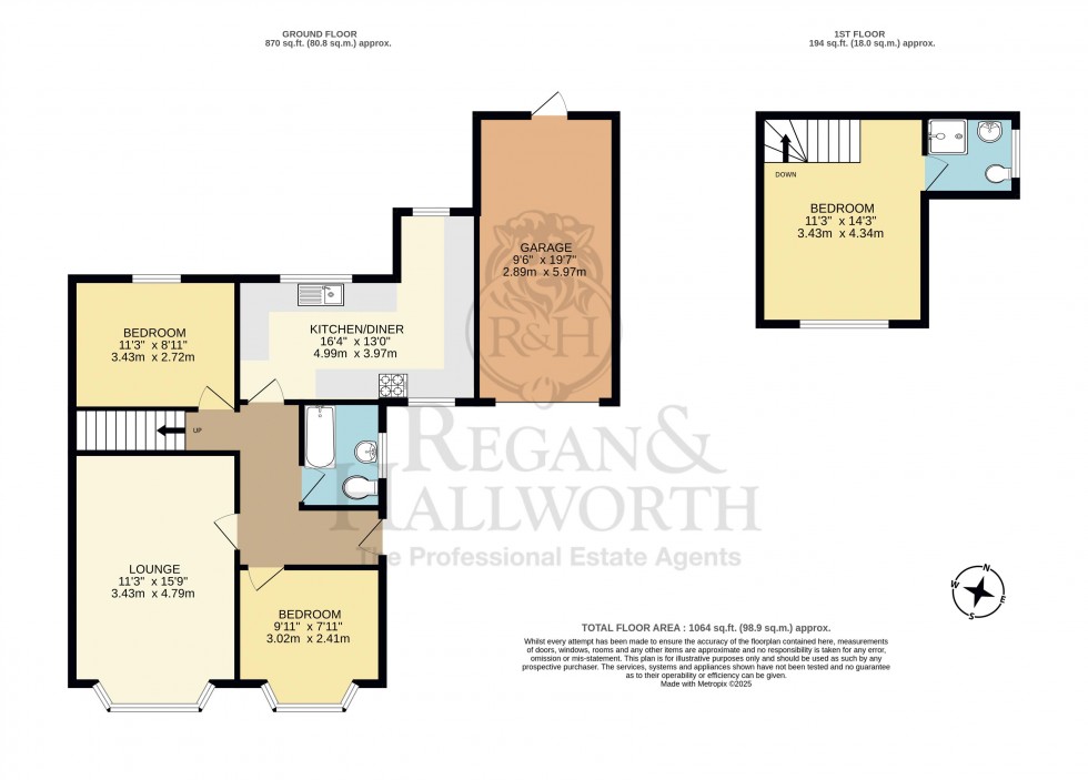 Floorplan for Wellcross Road, Upholland, WN8 0NU