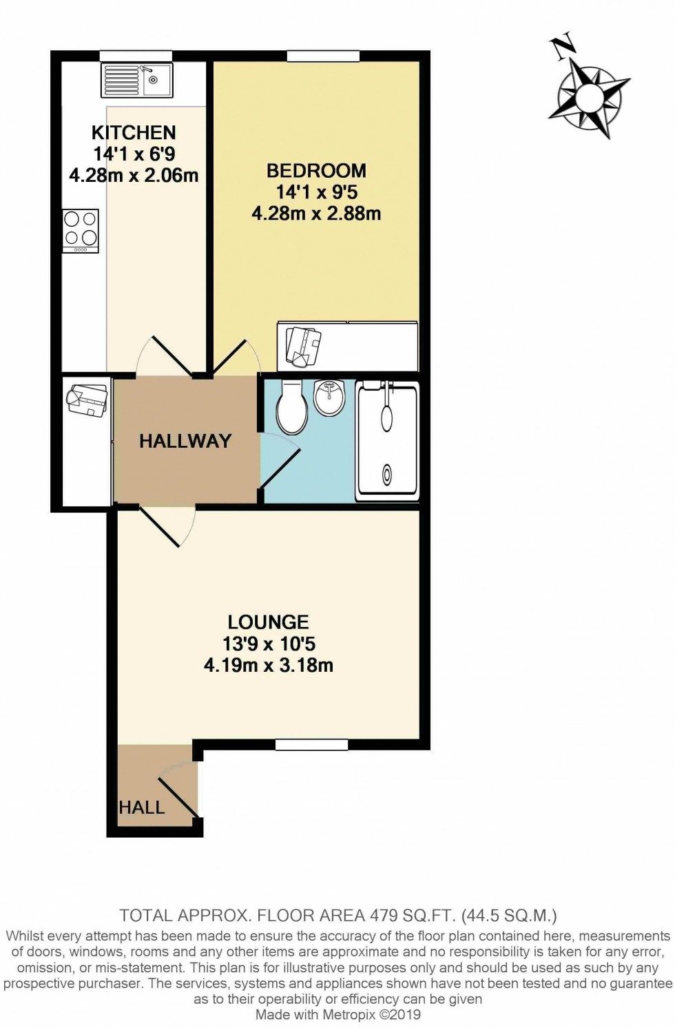 Floorplan for Beacon Crossing, The Common, Parbold, WN8 7DR