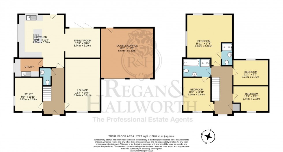 Floorplan for Mason Drive, Upholland, WN8 0BU