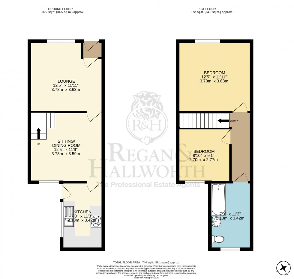 Floorplan for Shaw Street, St. Helens, WA10 1EN