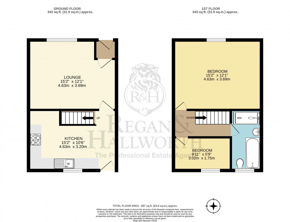 Floorplan for Longshaw Common, Billinge, WN5 7JE