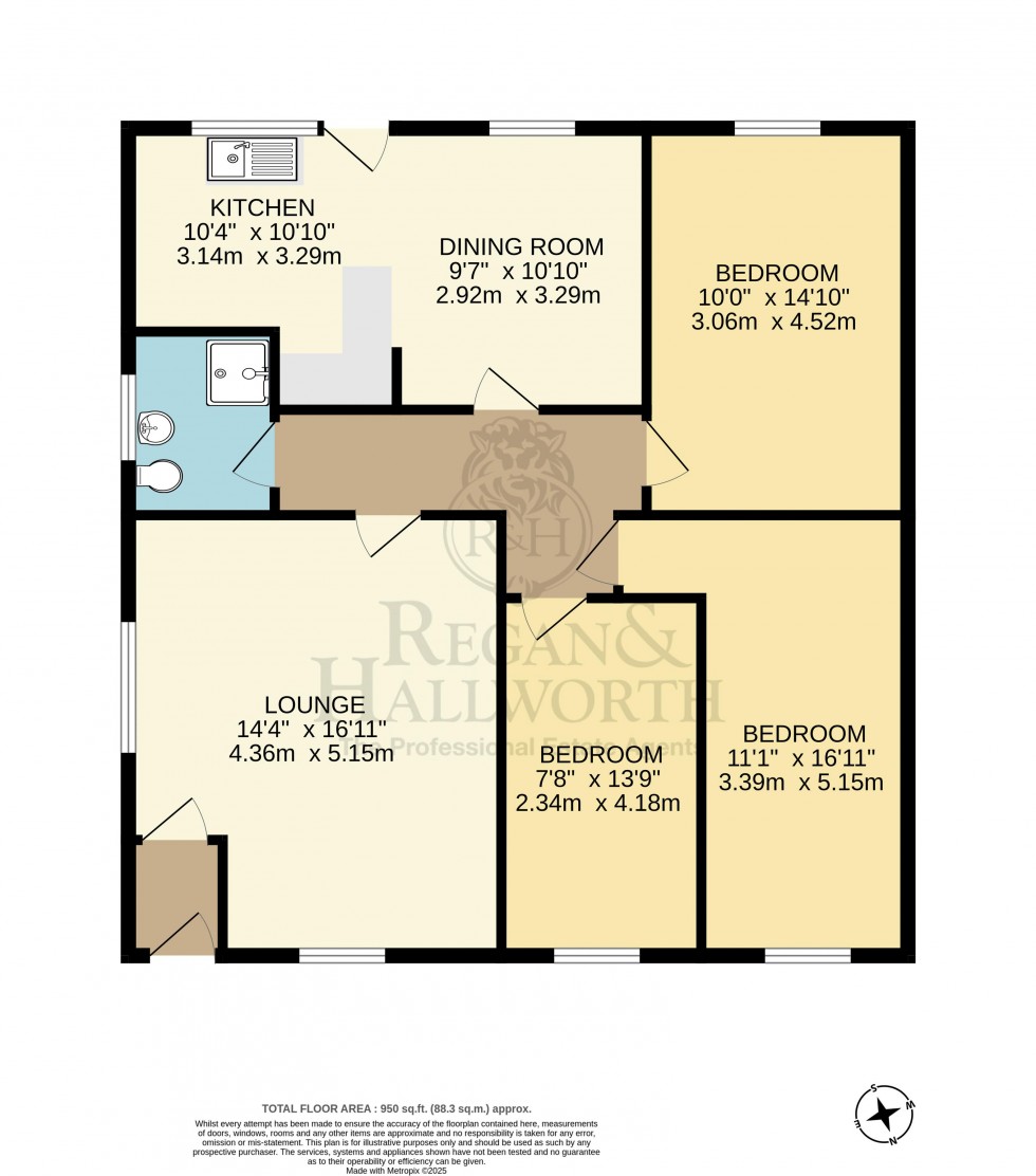 Floorplan for Cranfield Road, Hawkley Hall, WN3 5QG