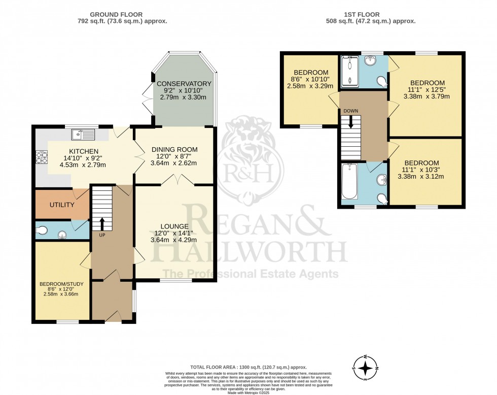 Floorplan for Parkfield, Shevington, WN6 8DD