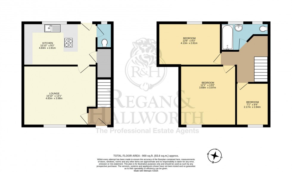 Floorplan for Fairhurst Avenue, Standish, WN6 0QF