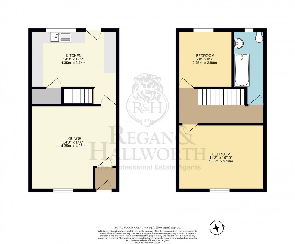 Floorplan for Green Lane, Billinge, WN5 7DD