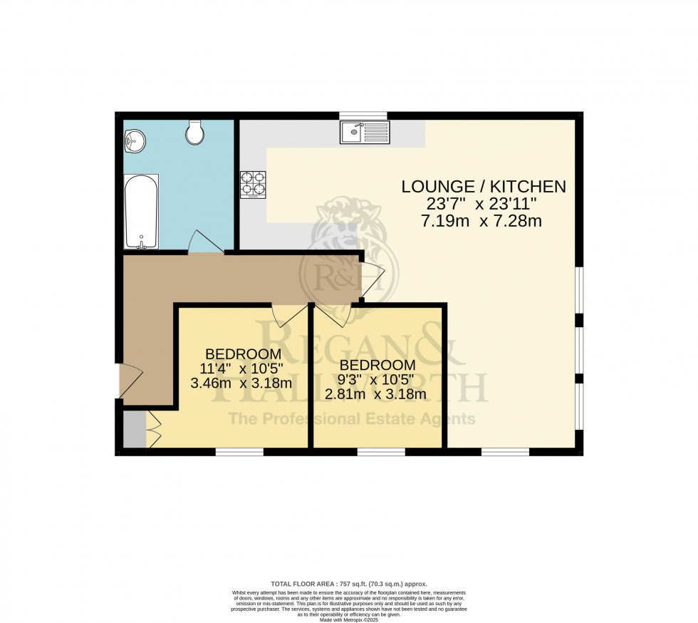 Floorplan for Mabs Cross Court, Wigan, WN1 1ZL