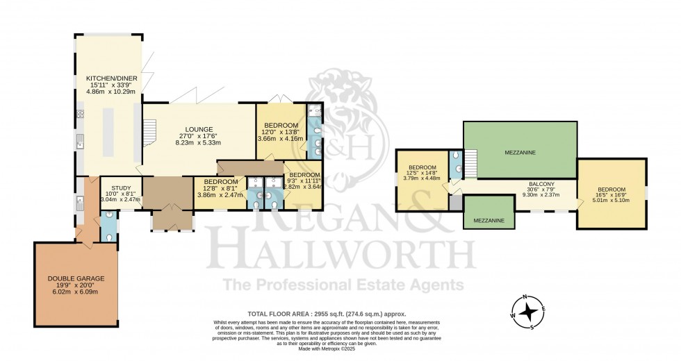 Floorplan for Robin Hill Lane Farm East, Standish, WN6 0PS