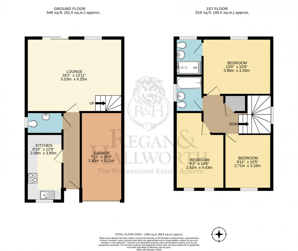 Floorplan for Mercury Way, Skelmersdale, WN8 6BF