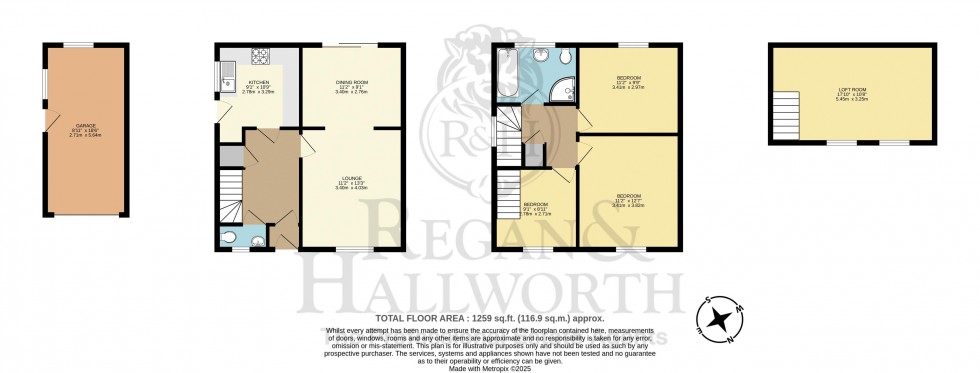 Floorplan for Balniel Walk, Whelley, WN1 3UU