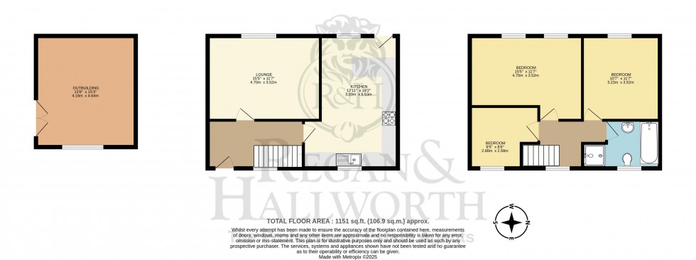 Floorplan for Randall Avenue, Shevington, WN6 8HN