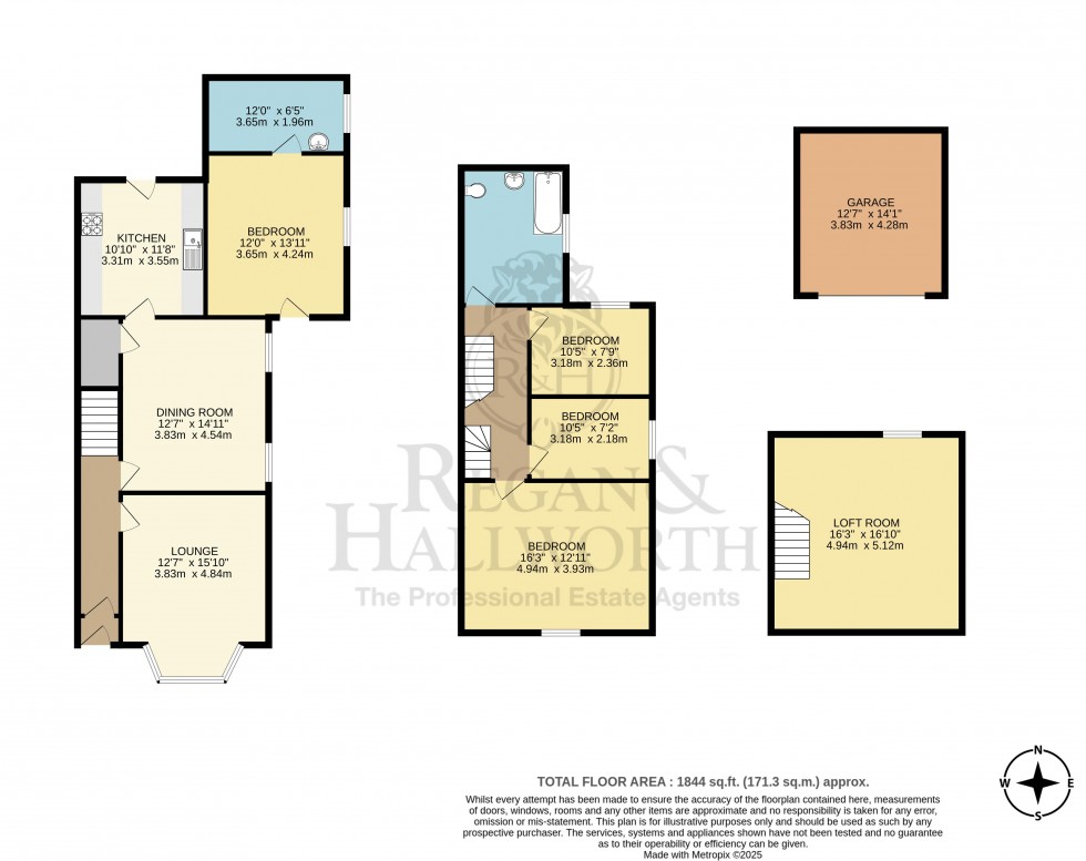 Floorplan for Manchester Road, Ince, Wigan, WN2 2LA