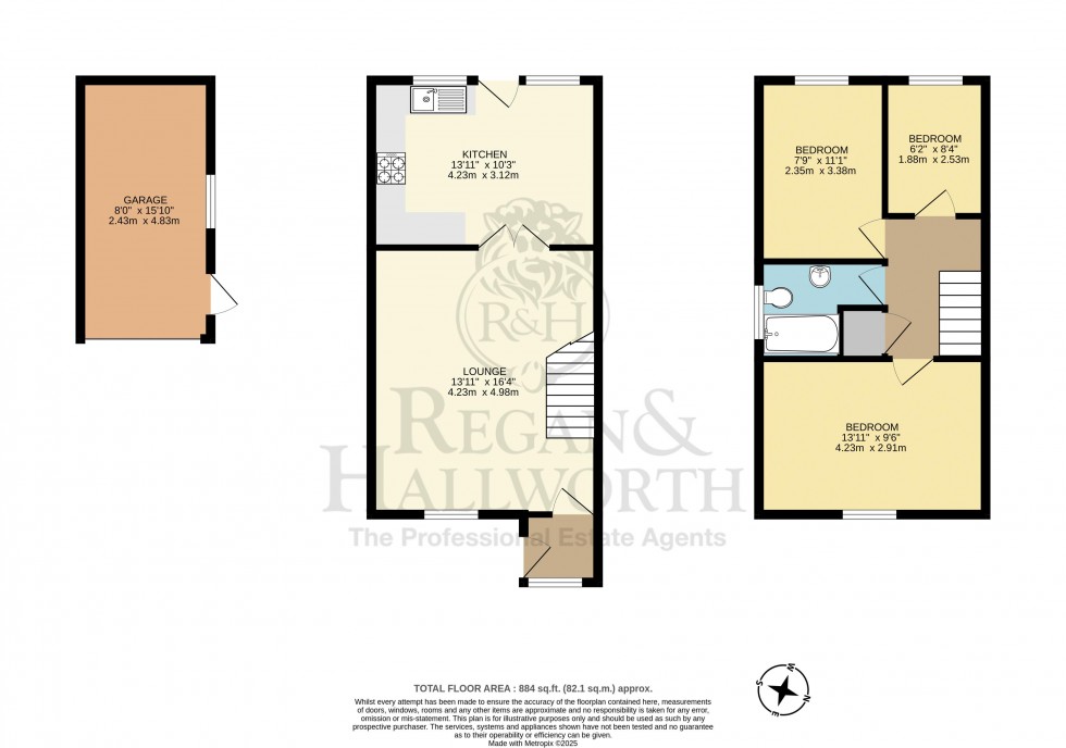 Floorplan for Thirlmere Avenue, Ashton-In-Makerfield, WN4 8QP