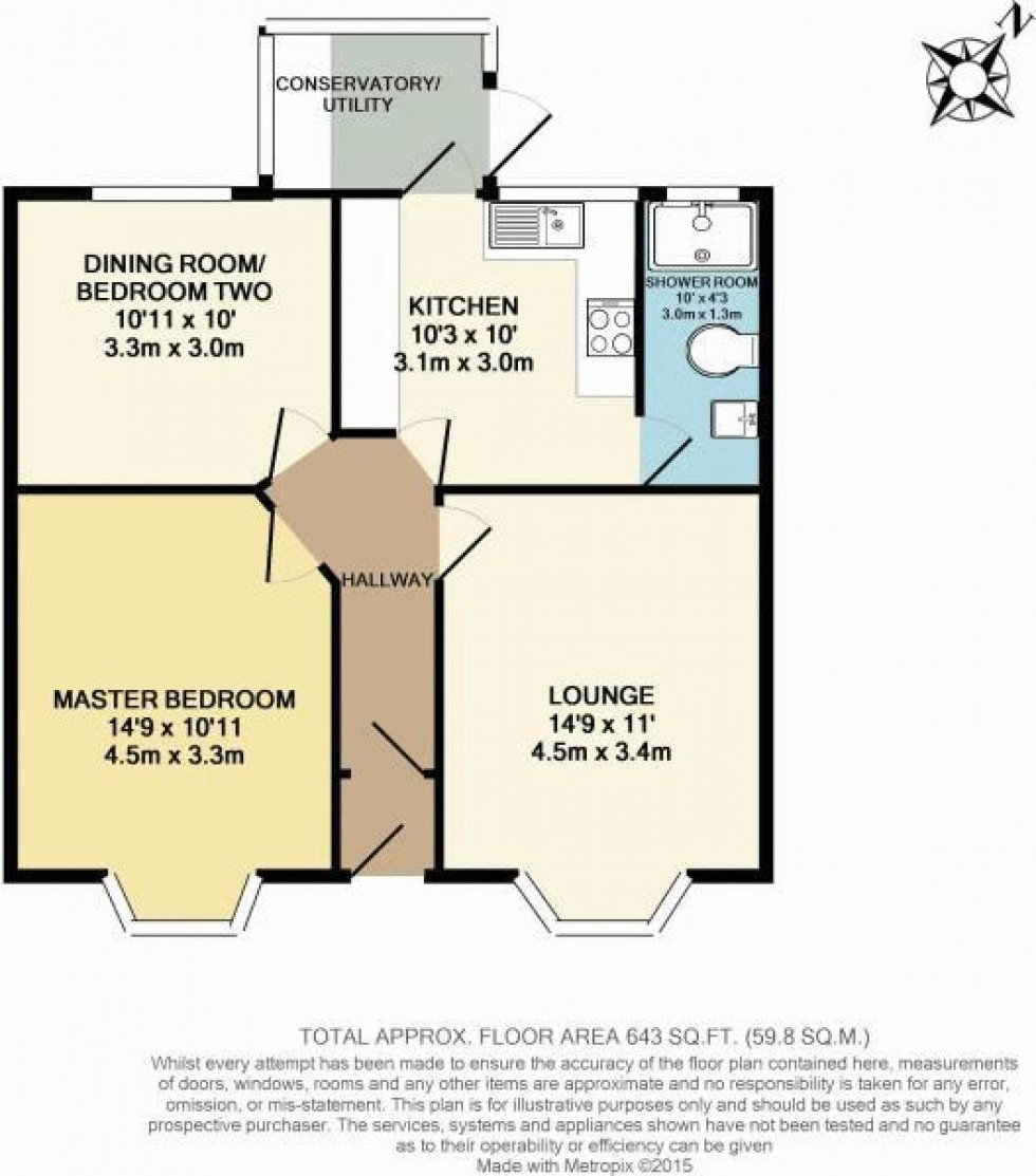 Floorplan for Moss Grove, Standish, WN6 0HE