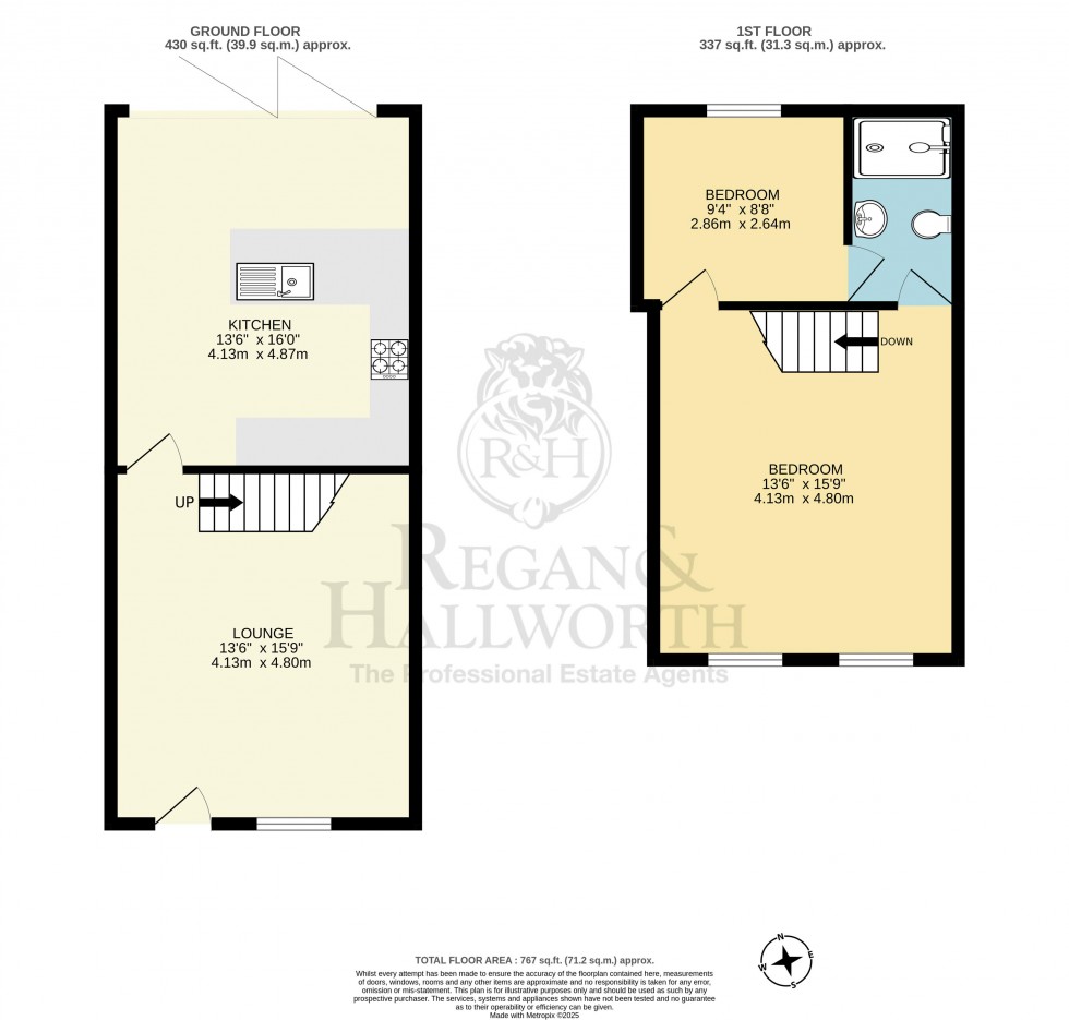 Floorplan for The Nook, Appley Bridge, WN6 9JB