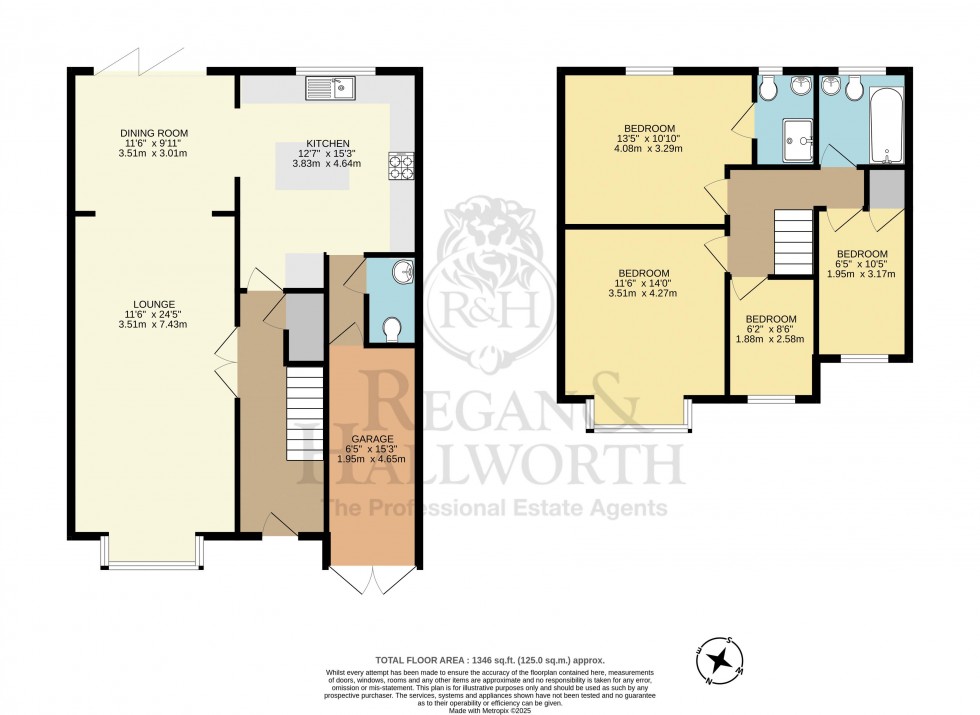 Floorplan for Birchley Road, Billinge, WN5 7QN