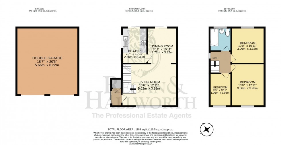 Floorplan for Runshaw Avenue, Appley Bridge, WN6 9JP