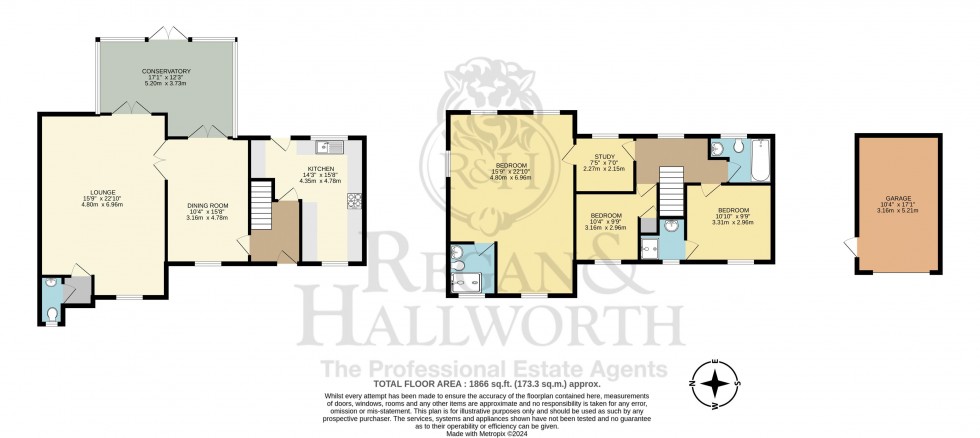 Floorplan for Moorings Close, Higher Ince, WN1 3HB