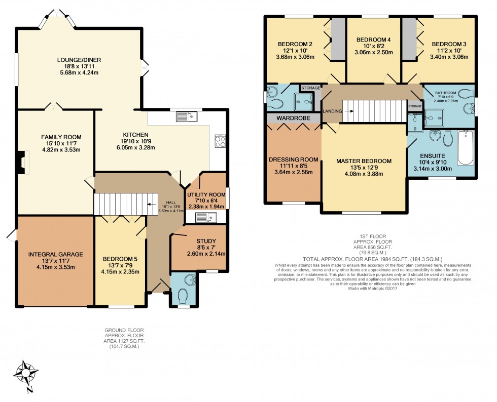 Floorplan for Knowles Wood Drive, Chorley, PR7 2FE