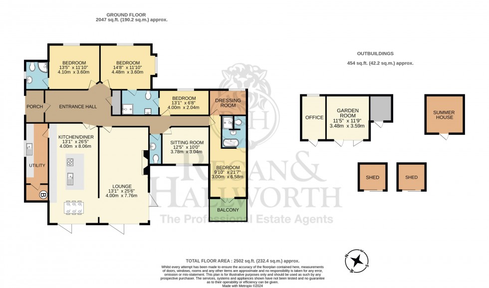 Floorplan for Finch Lane, Appley Bridge, WN6 9DT