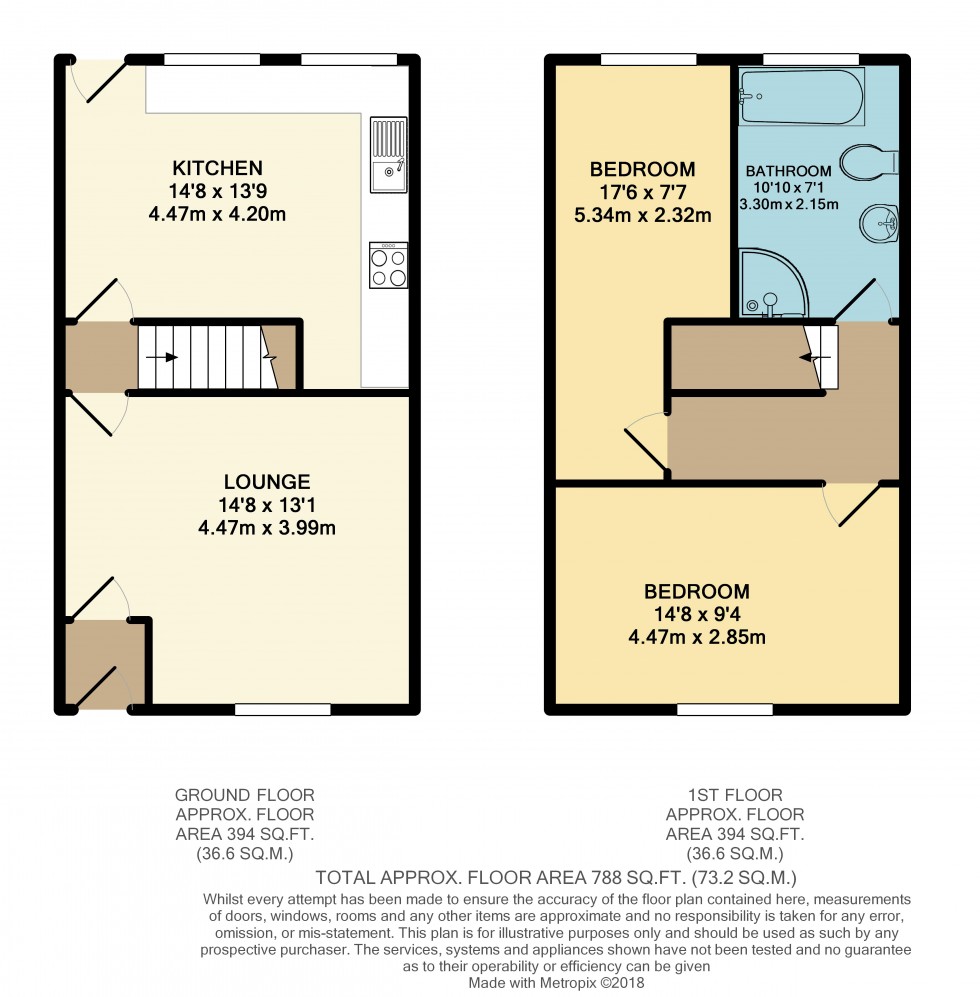 Floorplan for Walthew Lane, Platt Bridge, WN2 5AW