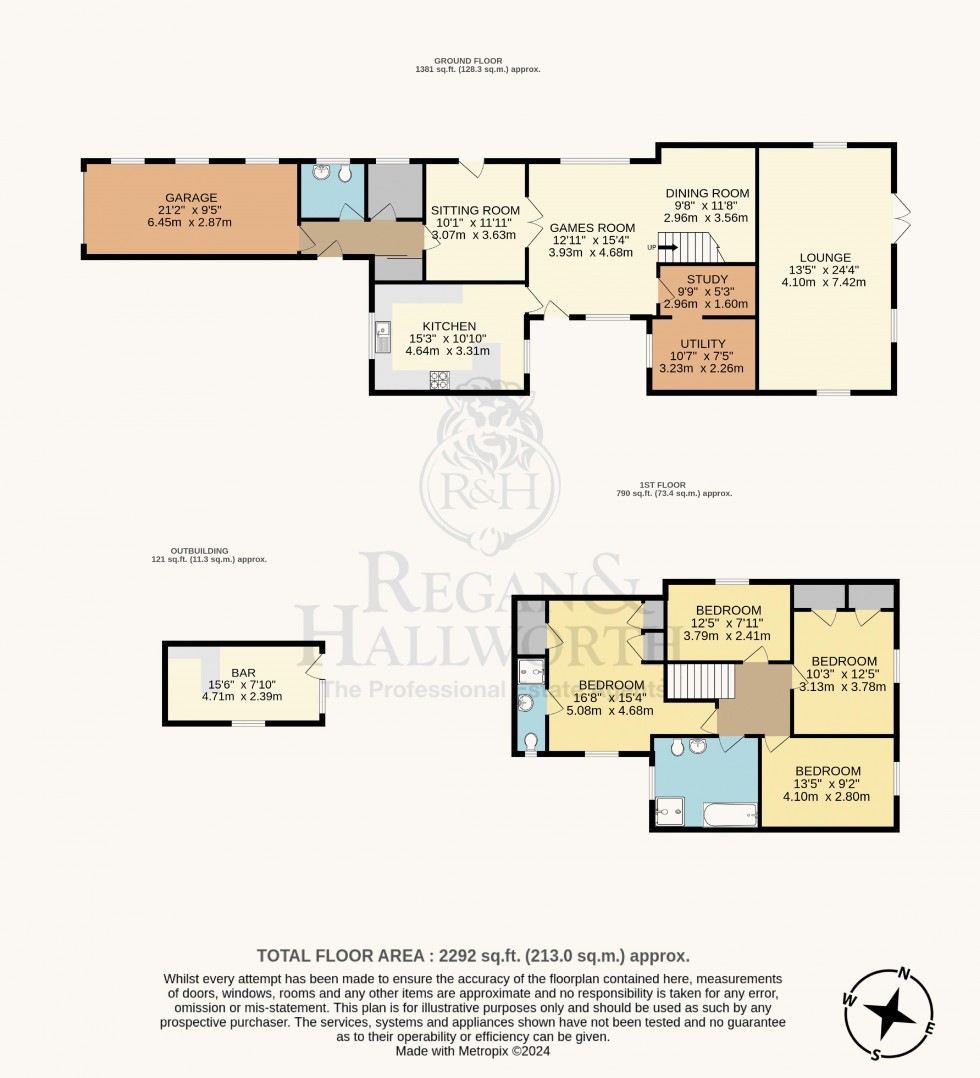 Floorplan for Castle Hill Road, Hindley, WN2 4BN