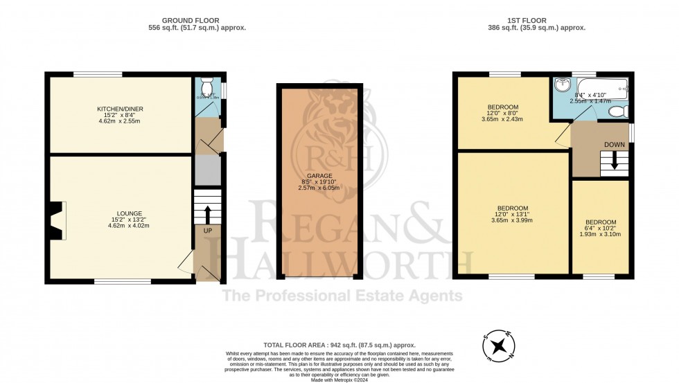 Floorplan for Kintbury Street, Bamfurlong, WN2 5LF